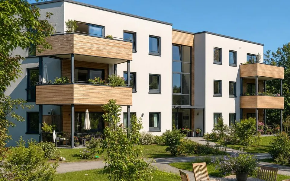 Mehrfamilienhaus als Fertigbau 2026 mit Balkonen – Preise für mehrere Wohneinheiten Mehrfamilienhaus als Fertigbau 2026 mit Balkonen – Preise für mehrere Wohneinheiten